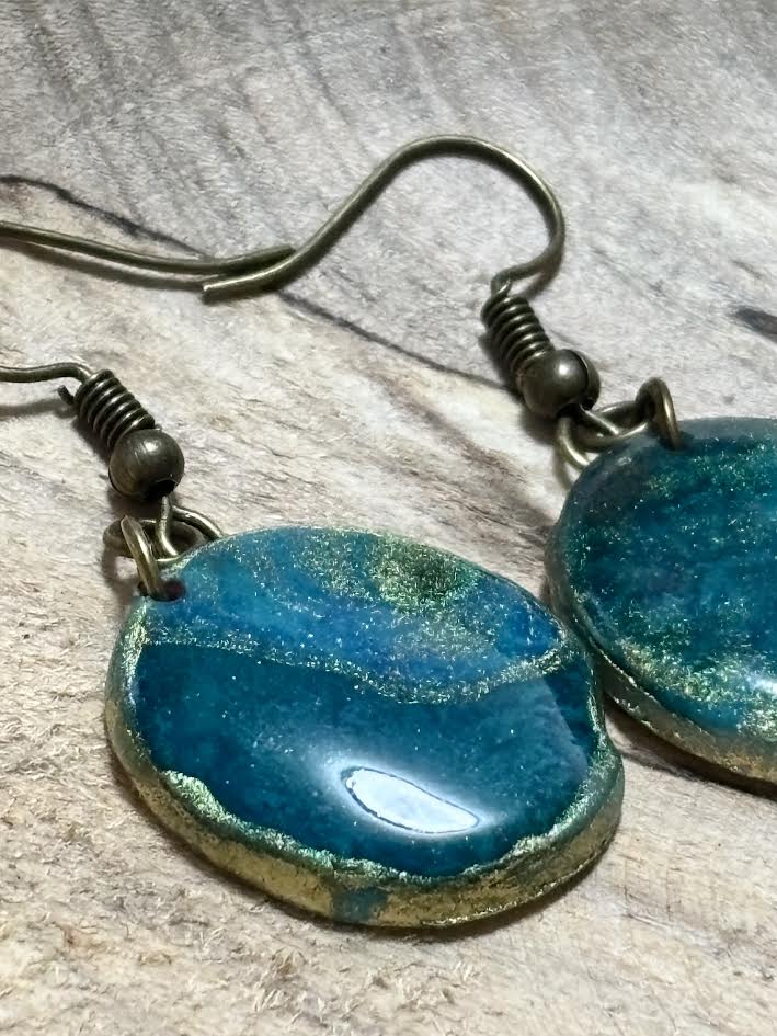 Tidal Muse Clay Earrings