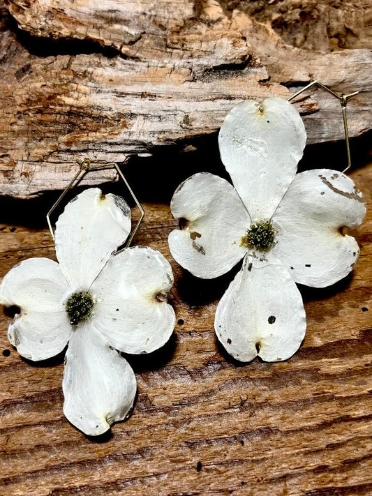 Woodland Dogwood Earrings