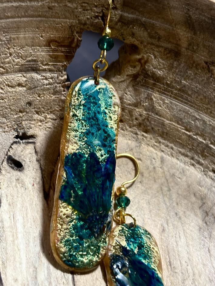 Abyssal Drift Clay Drop Earrings