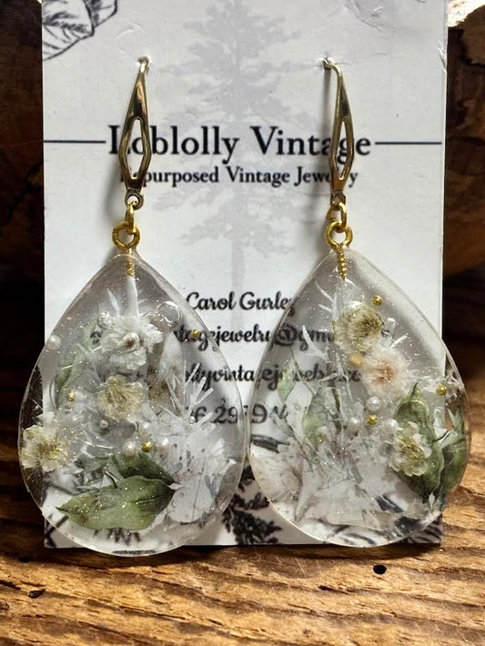 Frosted Bloom Earrings