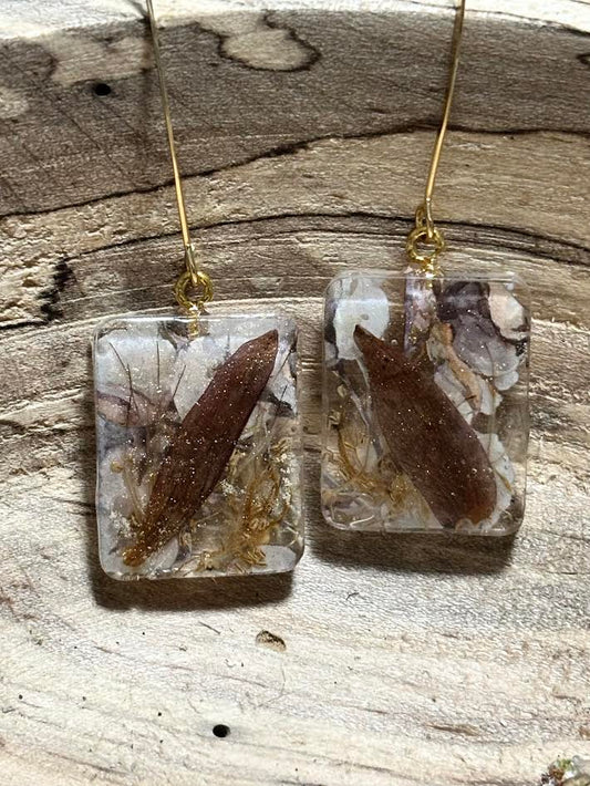 Gilded Meadow Enchanted Keywing Earrings