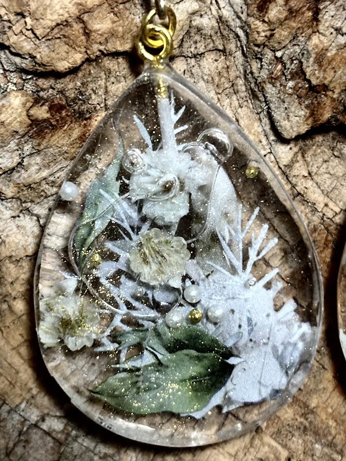 Frosted Bloom Earrings