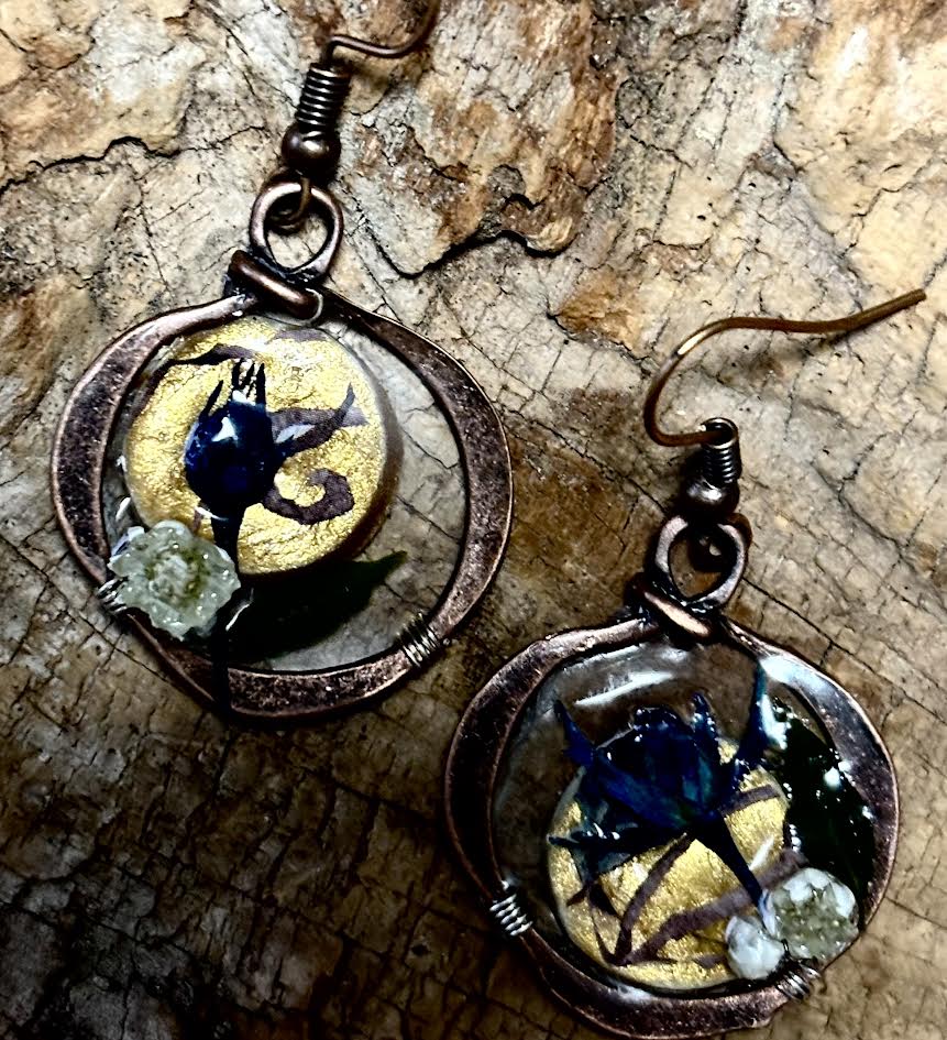 Midnight Bloom Earrings
