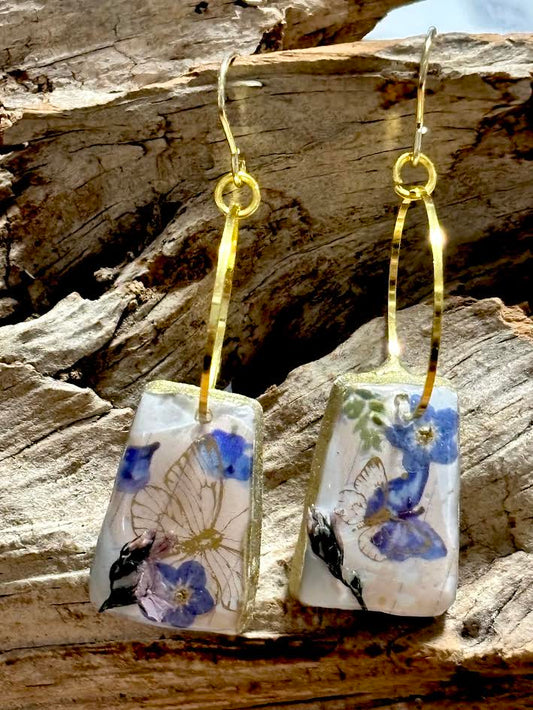 Blue in Bloom Earrings