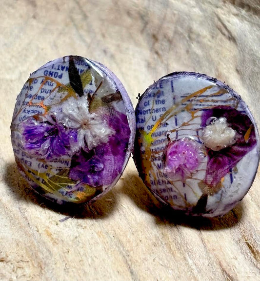 Pigment & Petal Stud Earrings