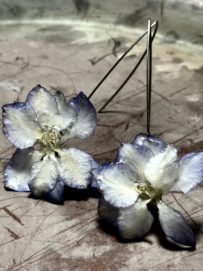 Lavender Larkspur Everheld Earrings