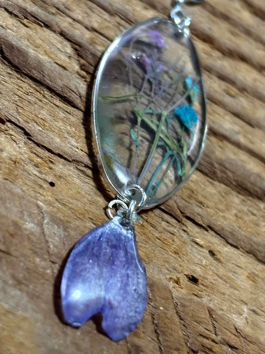 Wild Meadow Pressed Drop Earrings