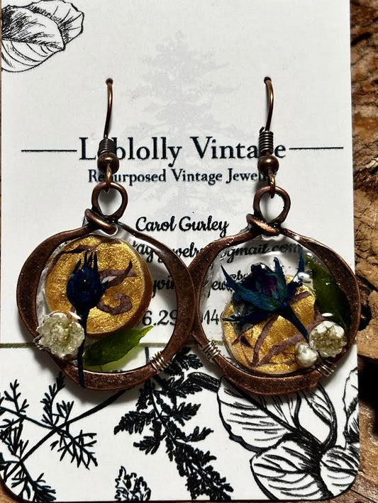 Midnight Bloom Earrings