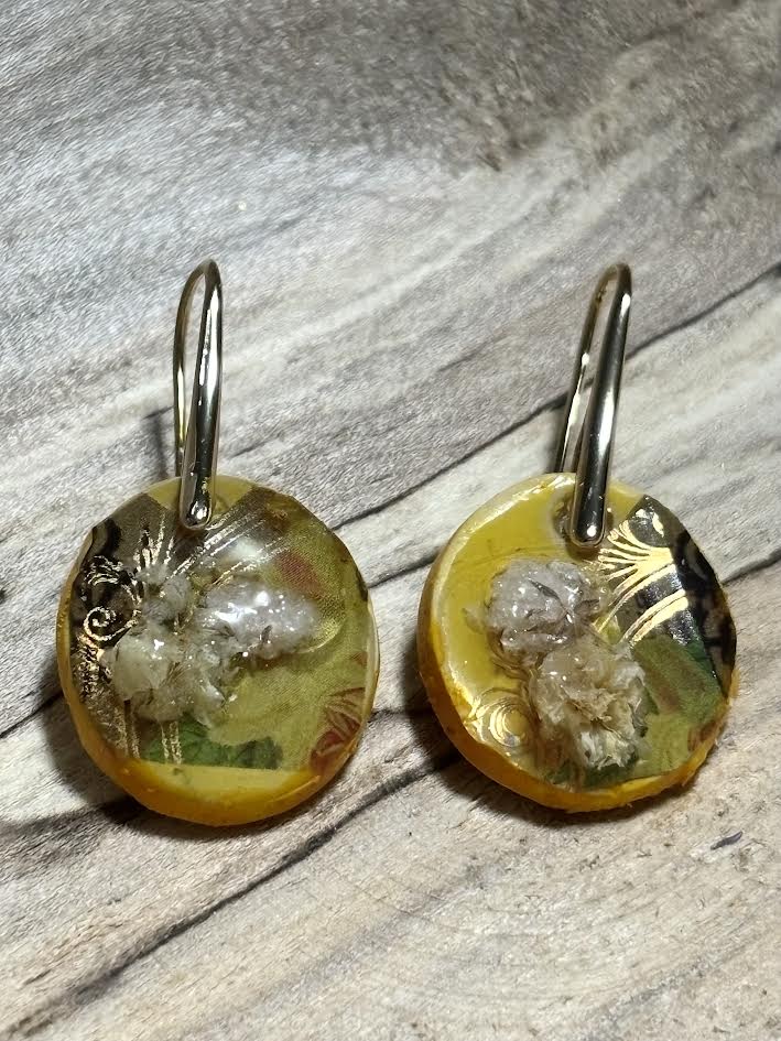 Pigment & Petal Clay Earrings