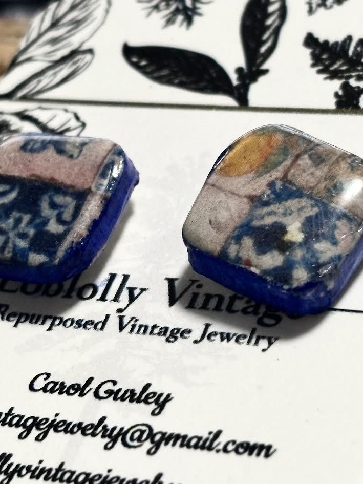 Mediterranean Mosaic Studs