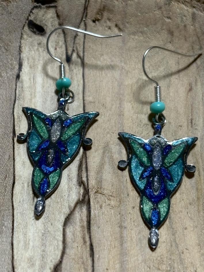 Verdant Glow Drop Earrings