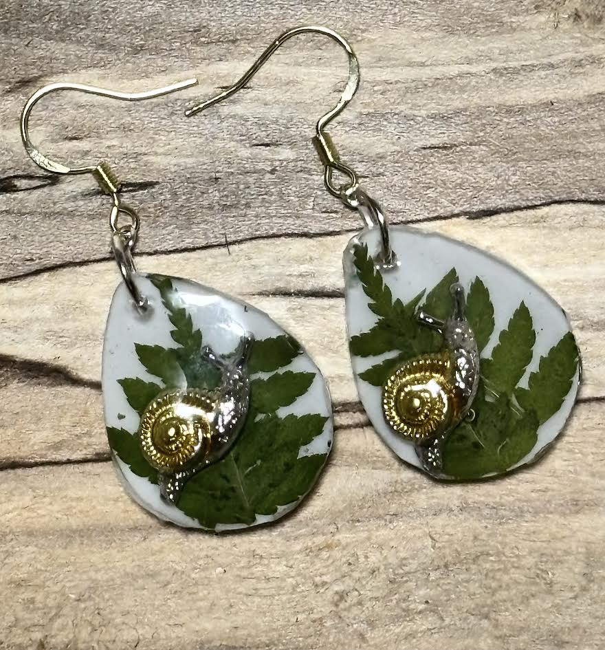 Woodland Snail Earrings
