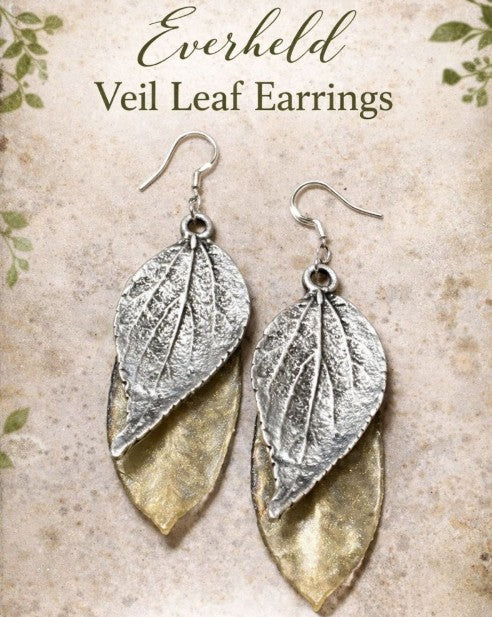 Everheld Veil Leaf Earrings