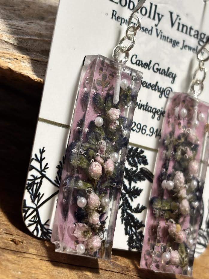 Blushing Lavender Garden Earrings