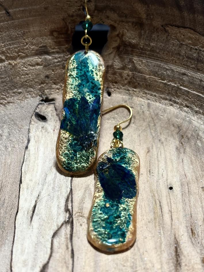 Abyssal Drift Clay Drop Earrings