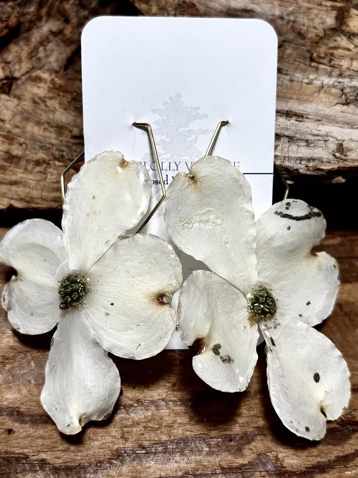Woodland Dogwood Earrings