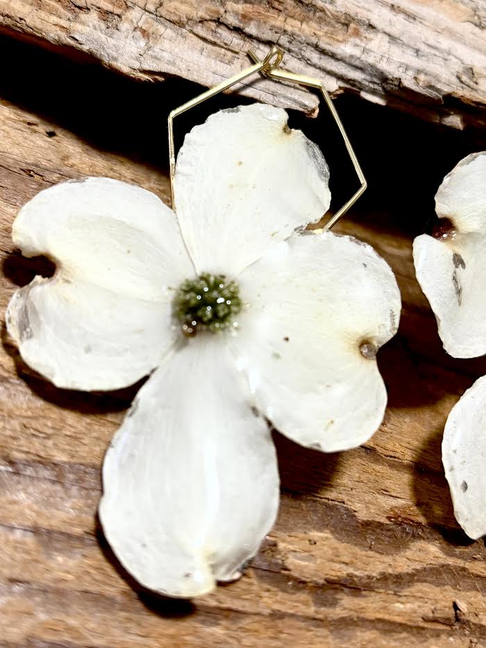 Woodland Dogwood Earrings