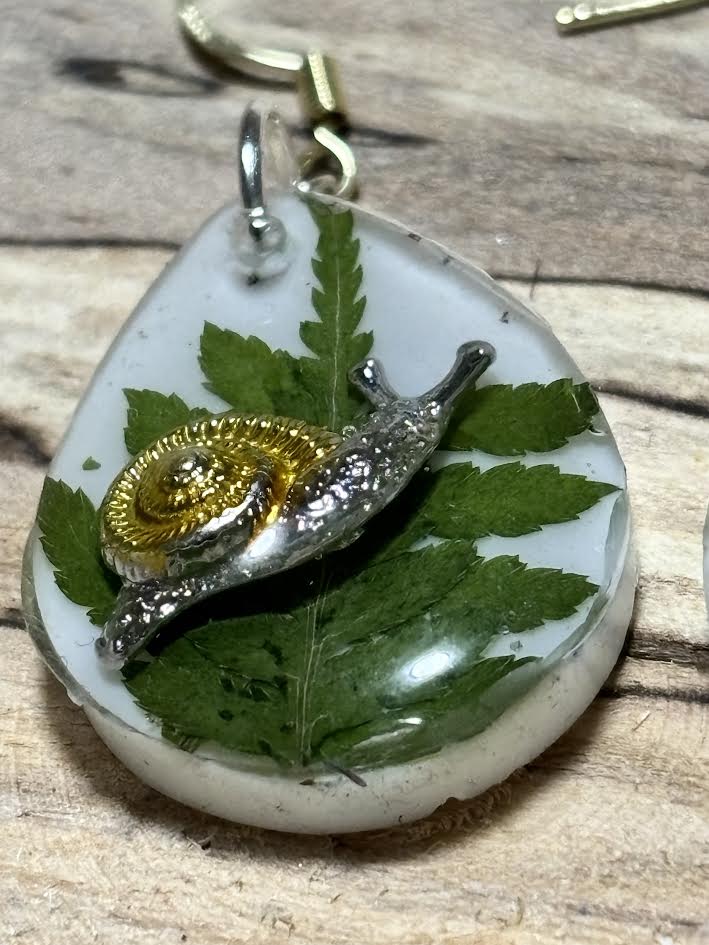 Woodland Snail Earrings
