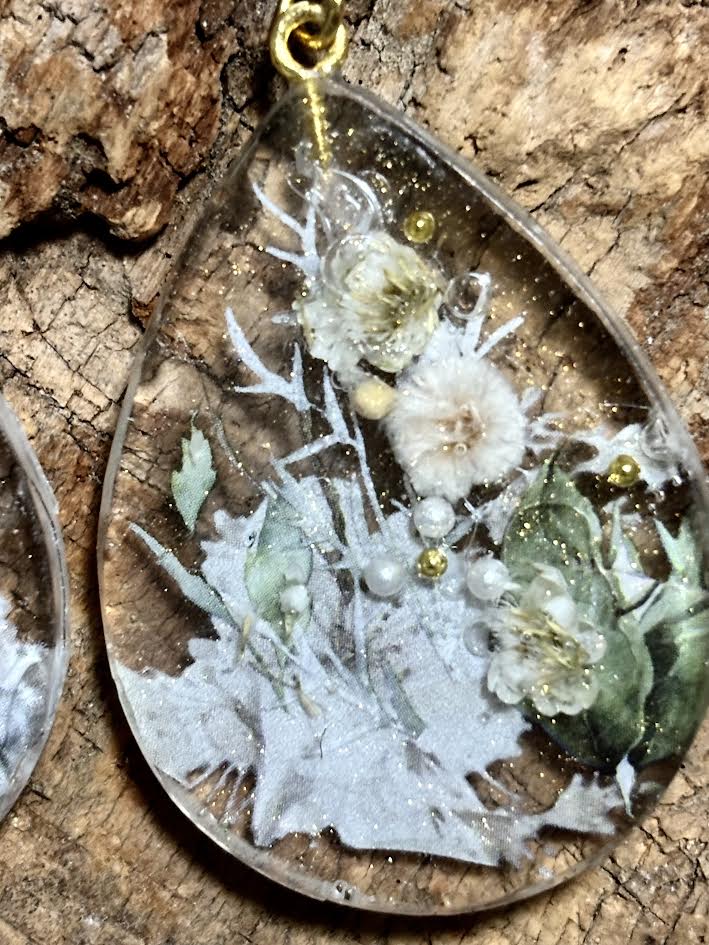 Frosted Bloom Earrings