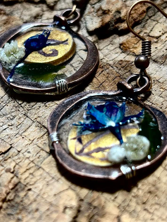 Midnight Bloom Earrings