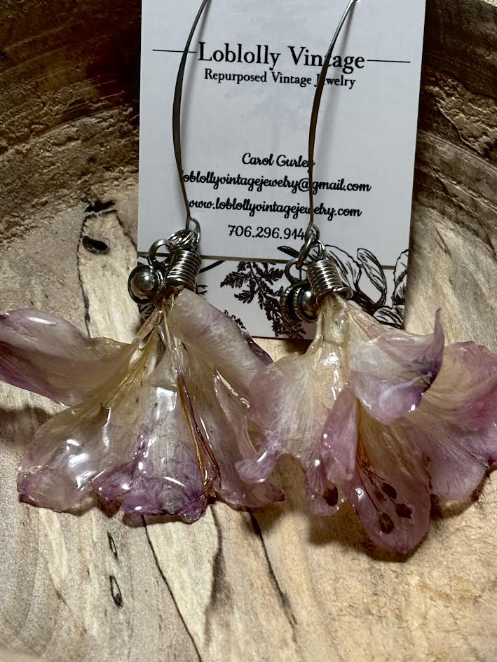 Pink Alstroemeria Everheld Earrings