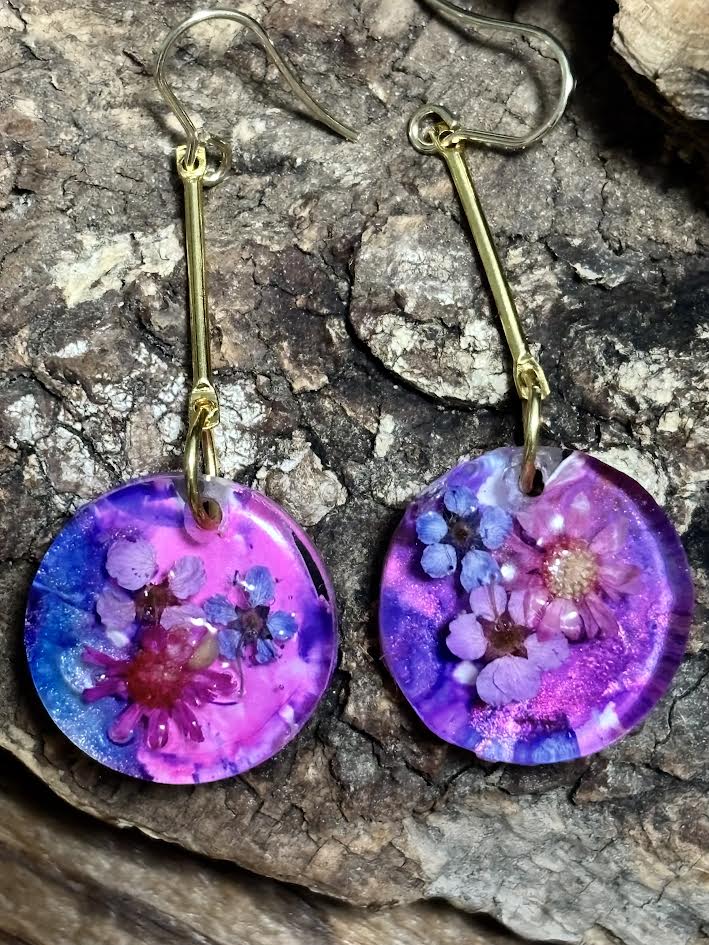 Painted Meadow Earrings