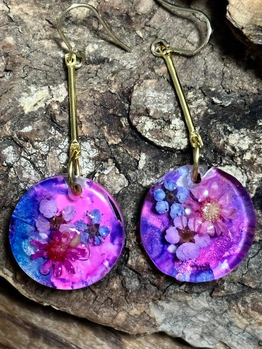 Painted Meadow Earrings