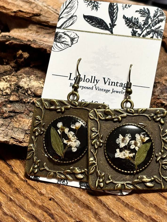 Wild Grove Cameo Earrings