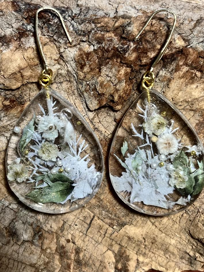 Frosted Bloom Earrings