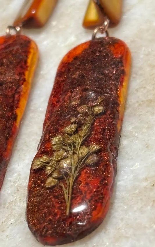 Emberform Clay Drop Earrings