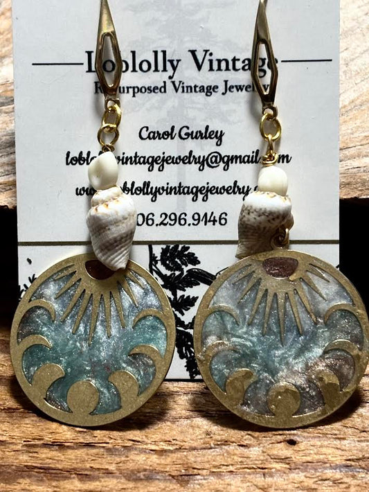 Seafoam Sunrise Earrings