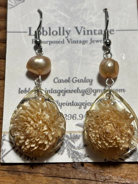 Clover & Pearl Earrings