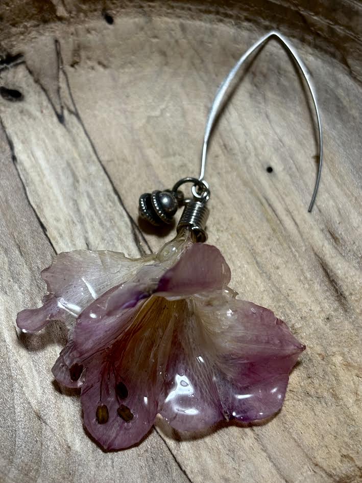 Pink Alstroemeria Everheld Earrings