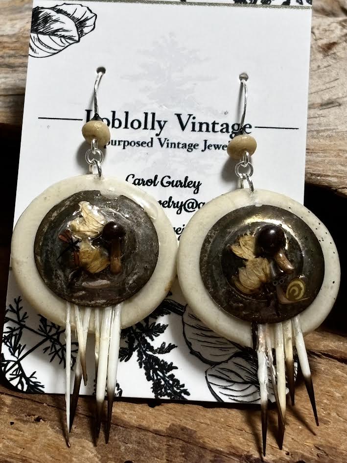 Forest Relic Mushroom Earrings