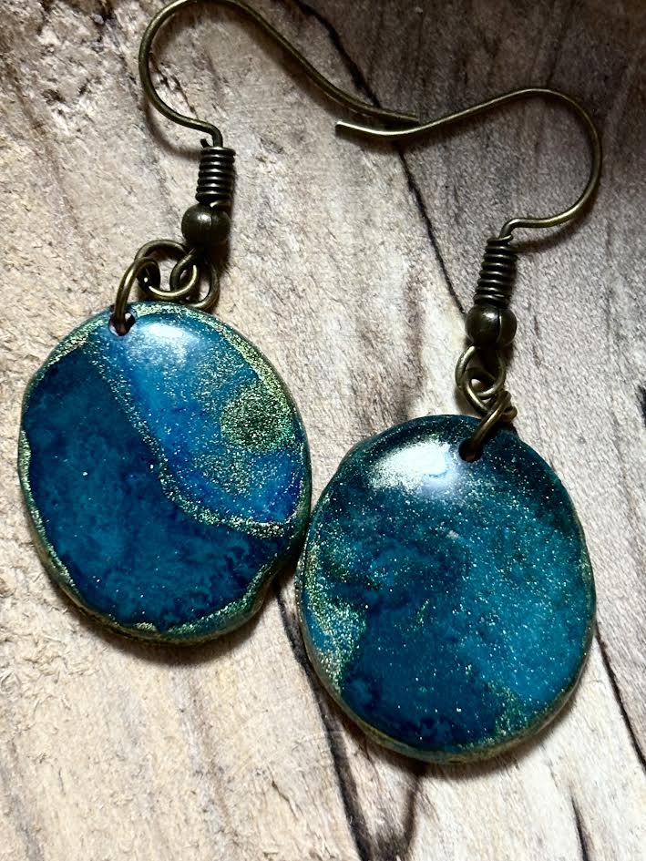 Tidal Muse Clay Earrings