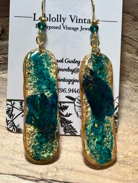 Abyssal Drift Clay Drop Earrings