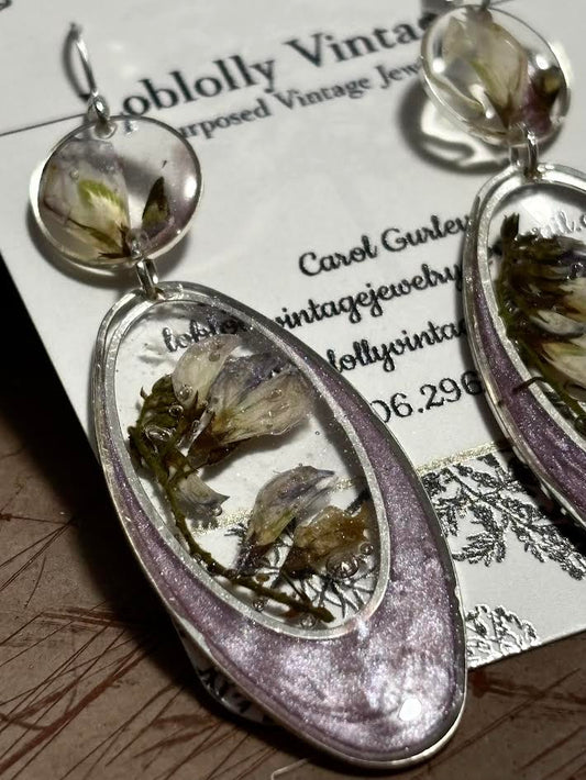 Violet Fieldlight Earrings