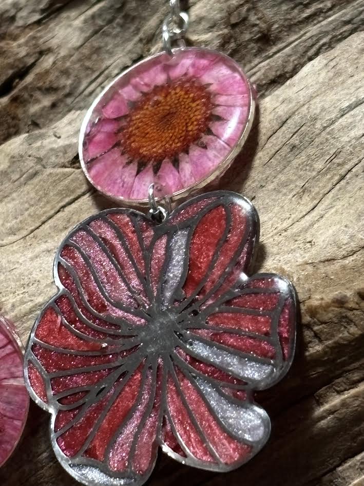 Blushing Bloom Drop Earrings