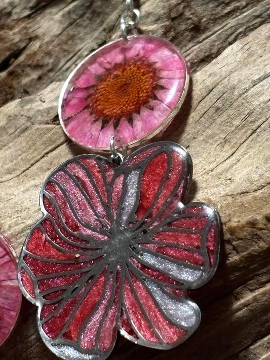 Blushing Bloom Drop Earrings