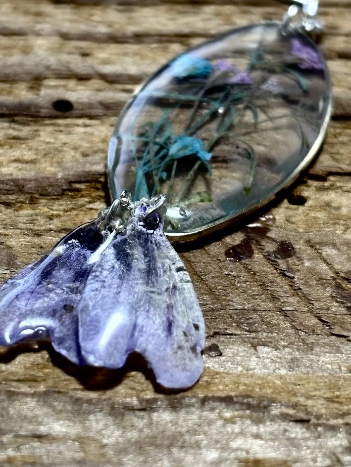 Wild Meadow Pressed Drop Earrings