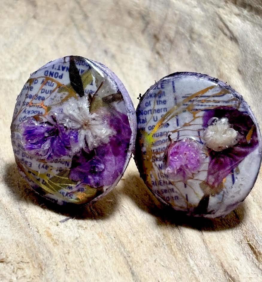 Pigment & Petal Stud Earrings