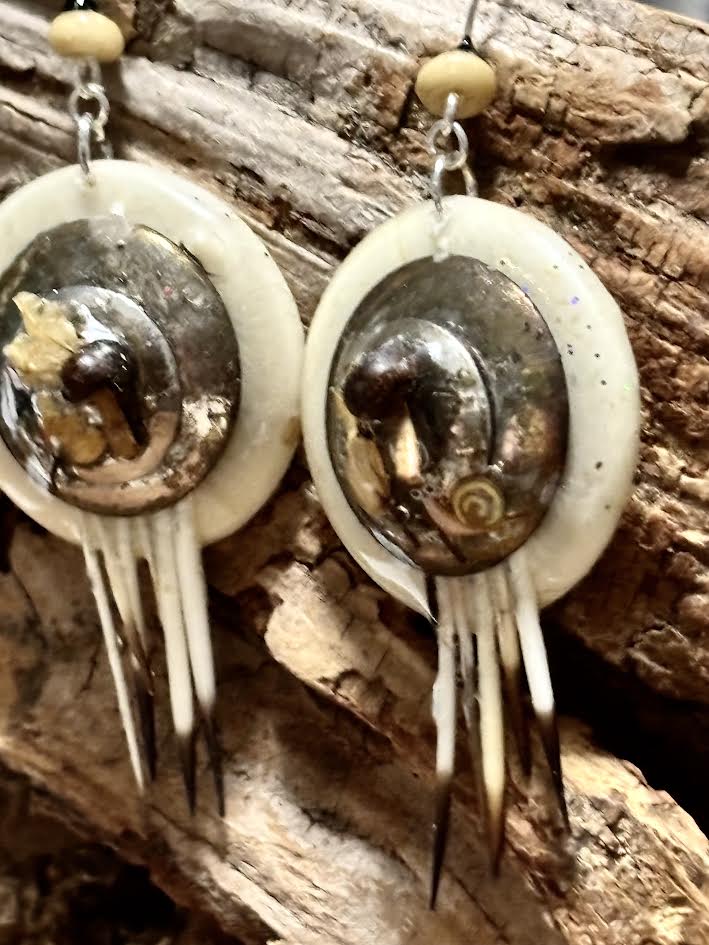 Forest Relic Mushroom Earrings