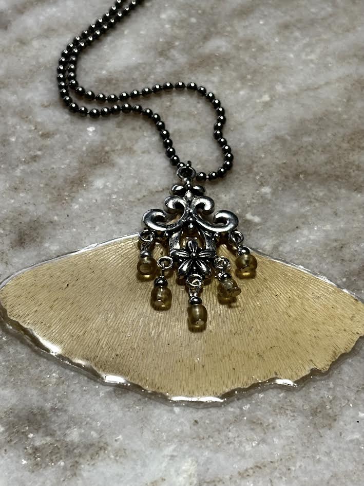 Ginkgo Fan Bloom Necklace