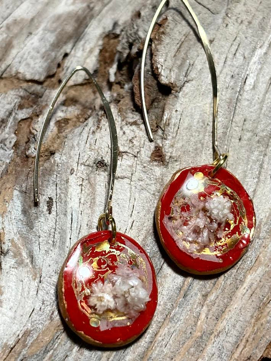 Pigment & Petal Drop Earring