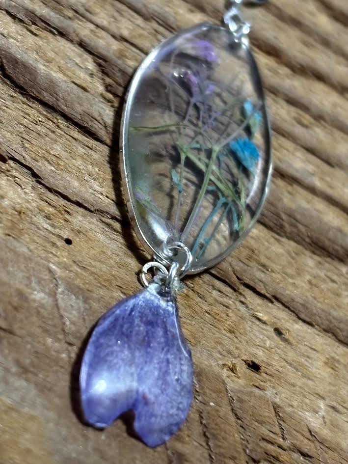 Wild Meadow Pressed Drop Earrings