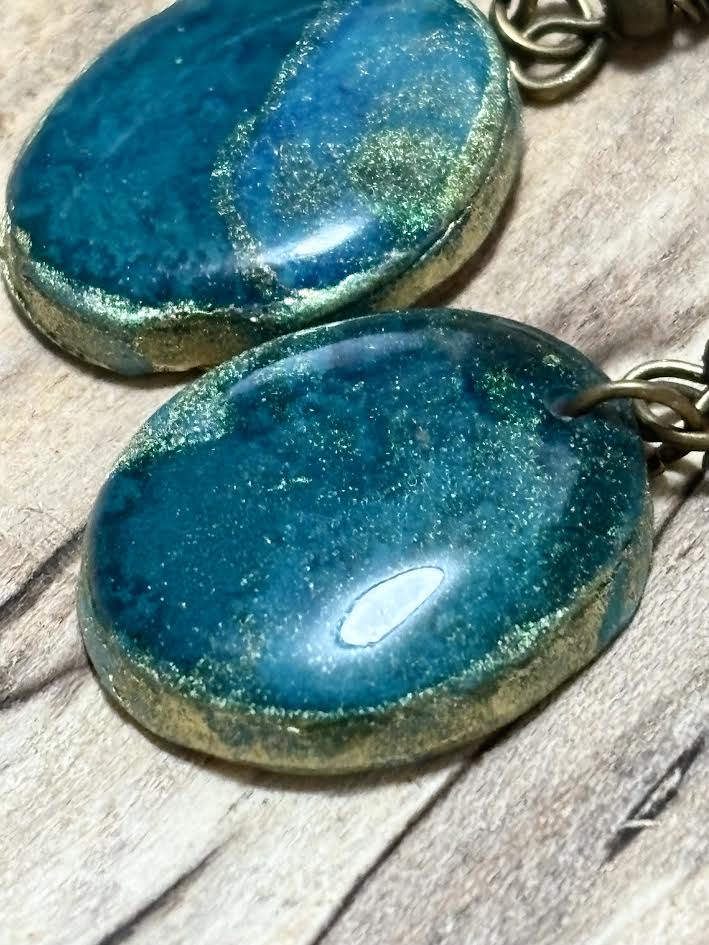 Tidal Muse Clay Earrings