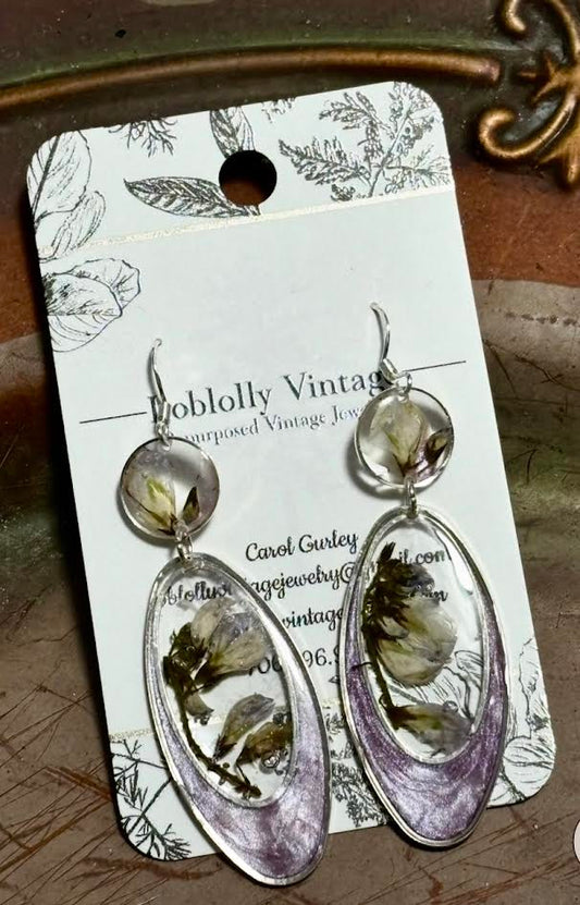 Violet Fieldlight Earrings
