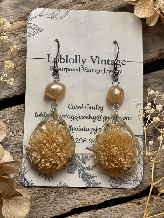Clover & Pearl Earrings