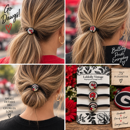 Between the Hedges - Dawgs in a Tie — Georgia Bulldog Hair Ties