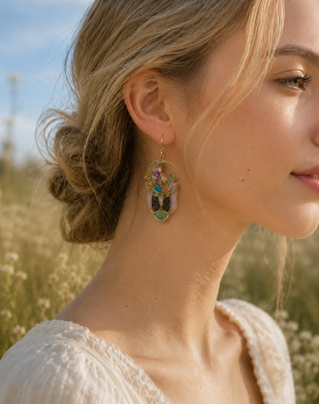 Celestial Meadowlight Earrings